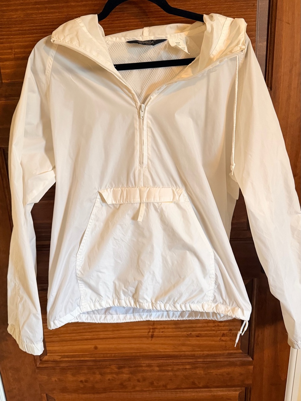 Vintage Lightweight White Pullover rain Anorak woolrich white Jacket